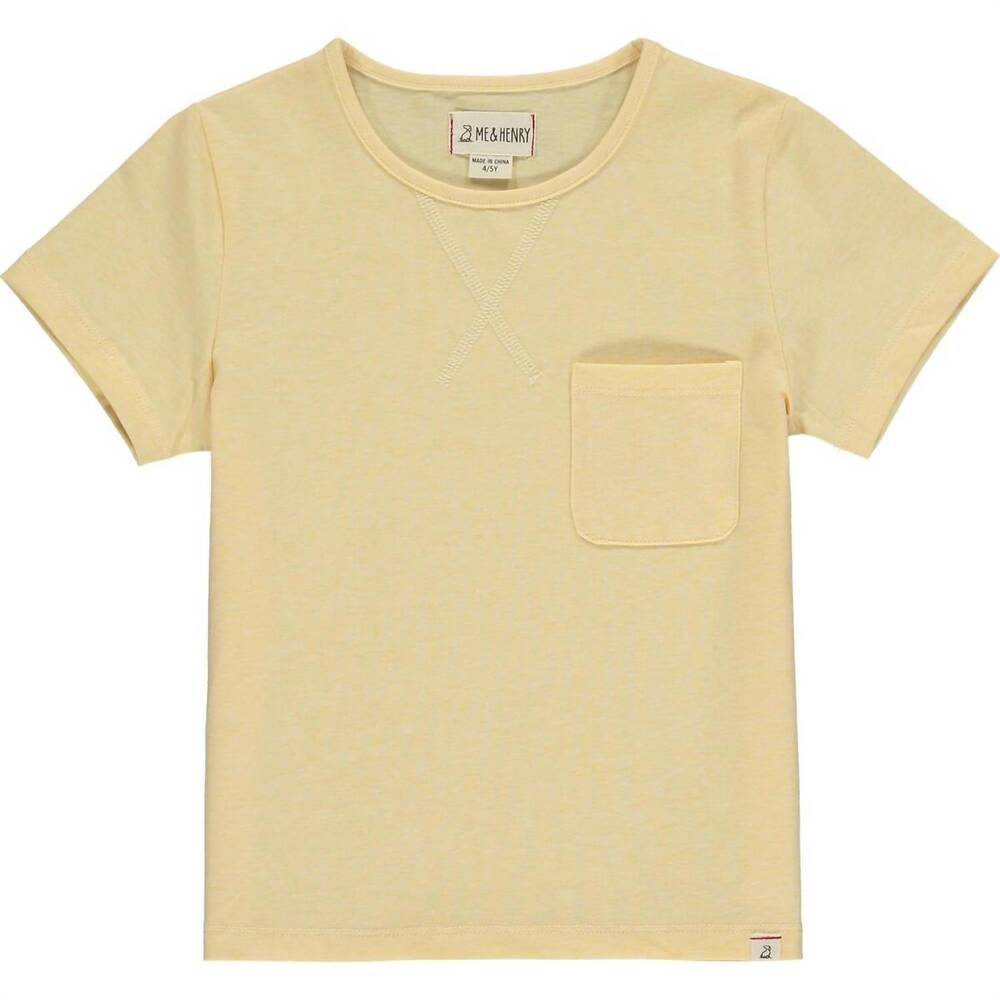 NEW ME & HENRY boy's sports tee in yellow